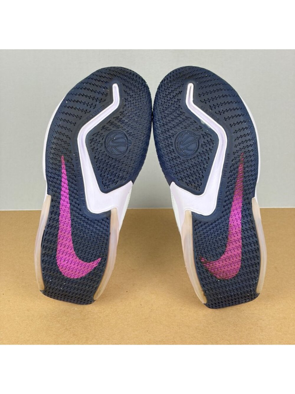 Nike Zoom Crossover Game Mode Basketball Shoes Youth 4Y White Purple Athletic - Picture 6 of 10